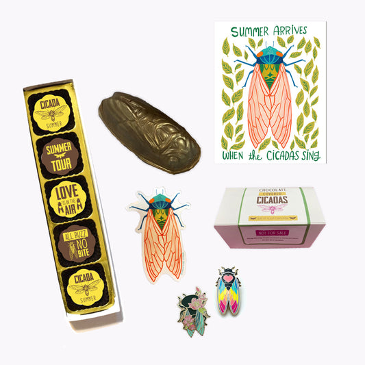 Summer Starts When Cicadas Sing Chocolate Gift Box - Limited Edition - 50 boxes only