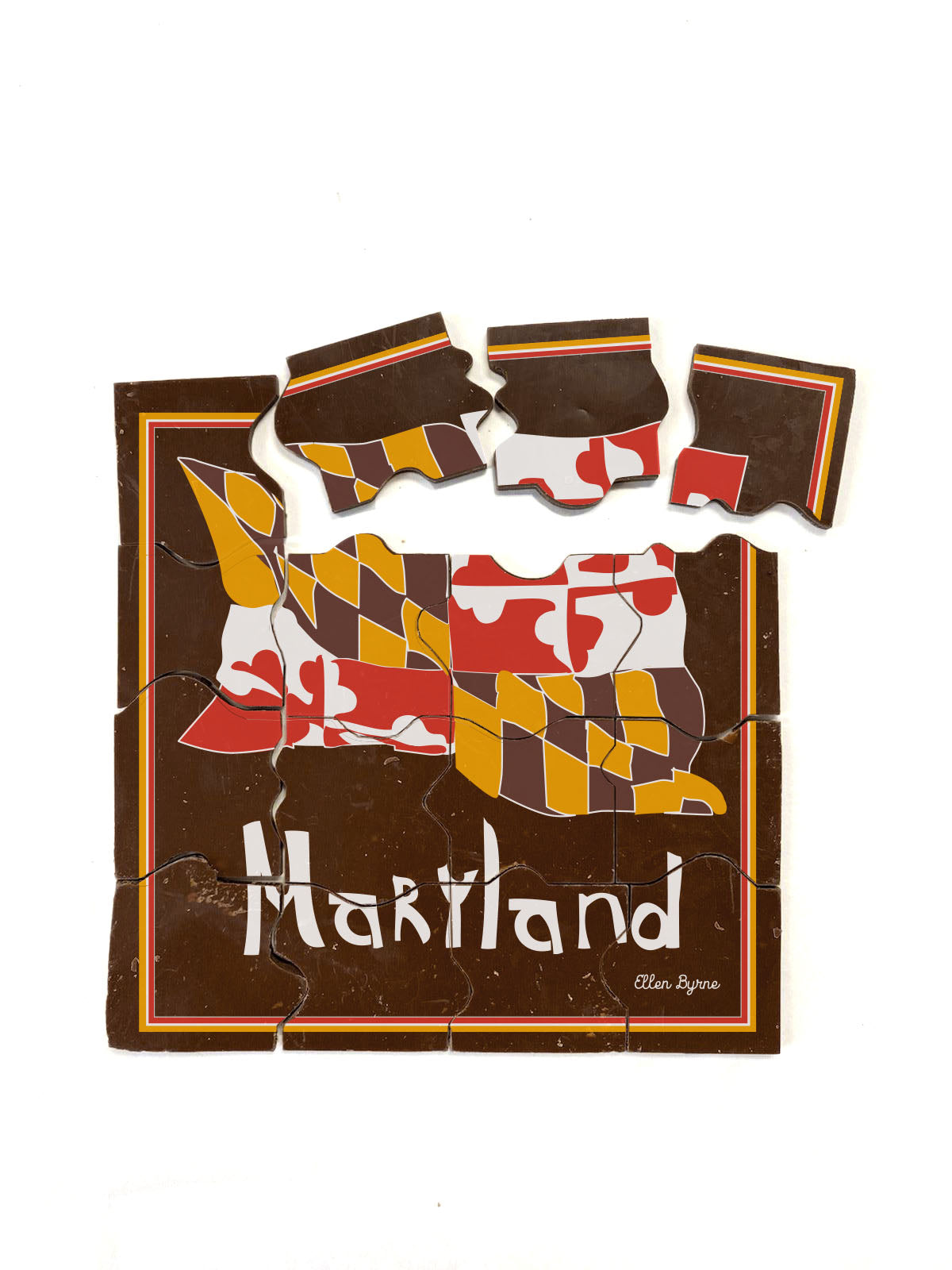 Maryland Puzzle - Patent Pending – Chouquette Chocolates