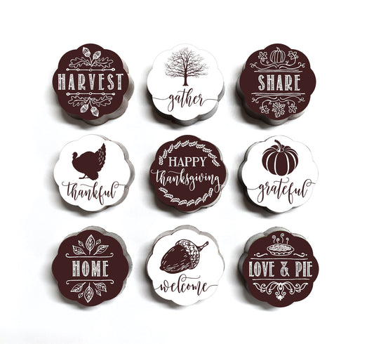 Thanksgiving Chocolate Favor Box/Place Cards