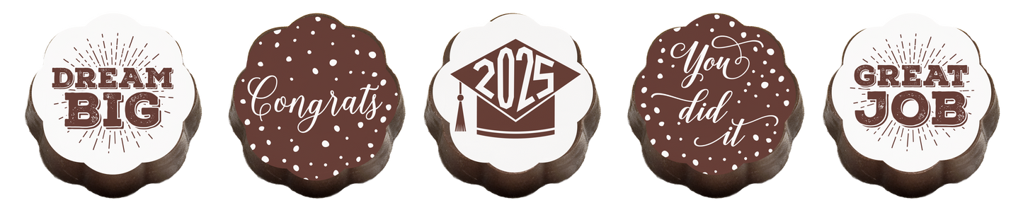 Class of 2025 Graduation Chocolates - Congratulations