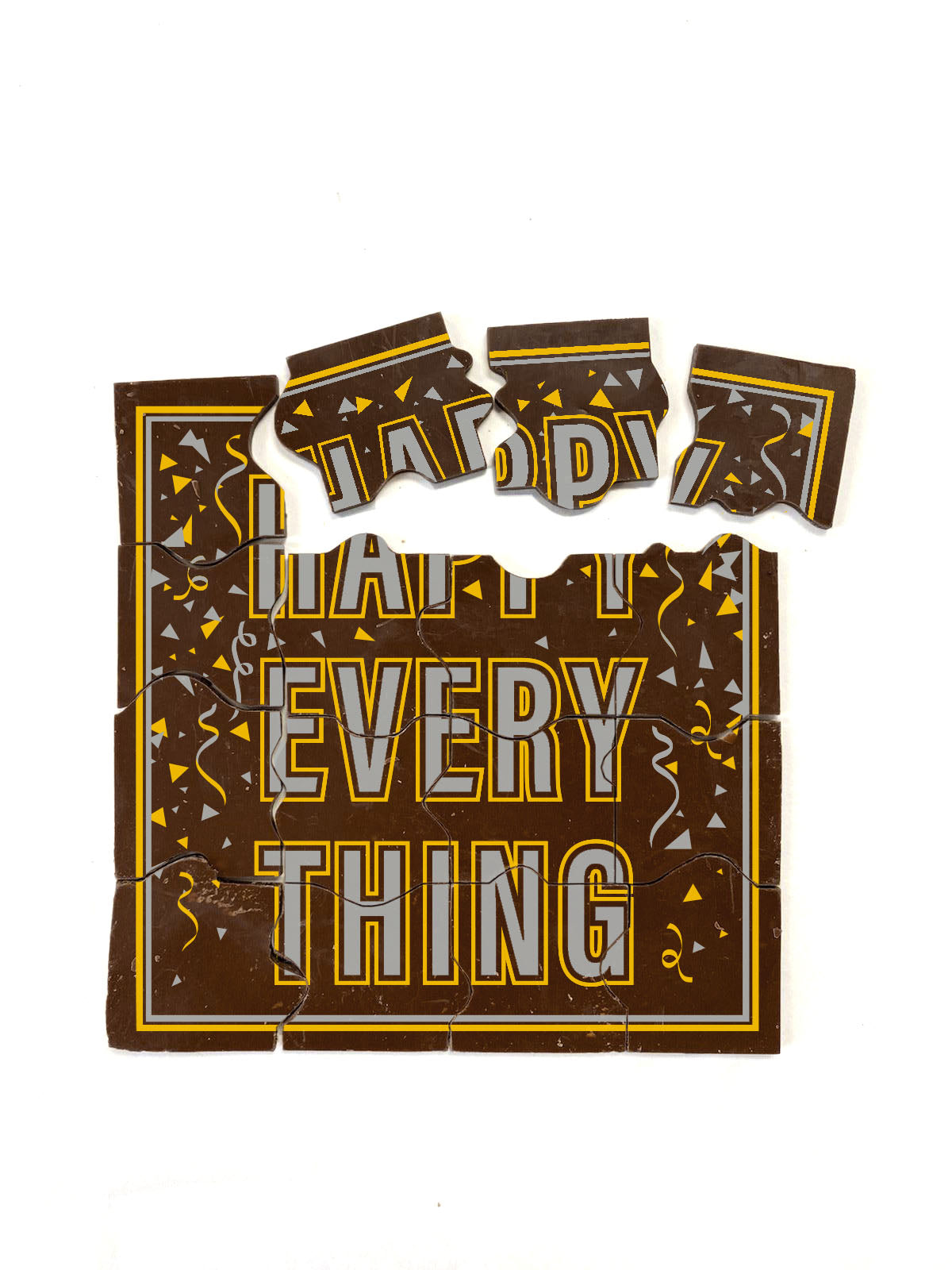 Happy Everything Chocolate Puzzle - Patent Pending