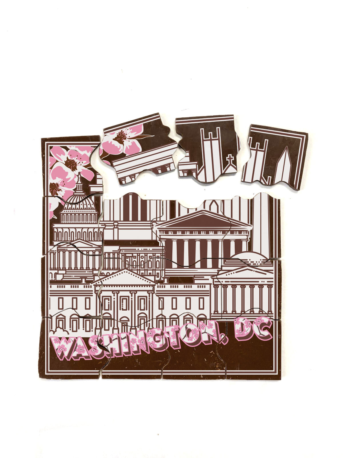 Washington DC Chocolate Puzzle - Patent Pending