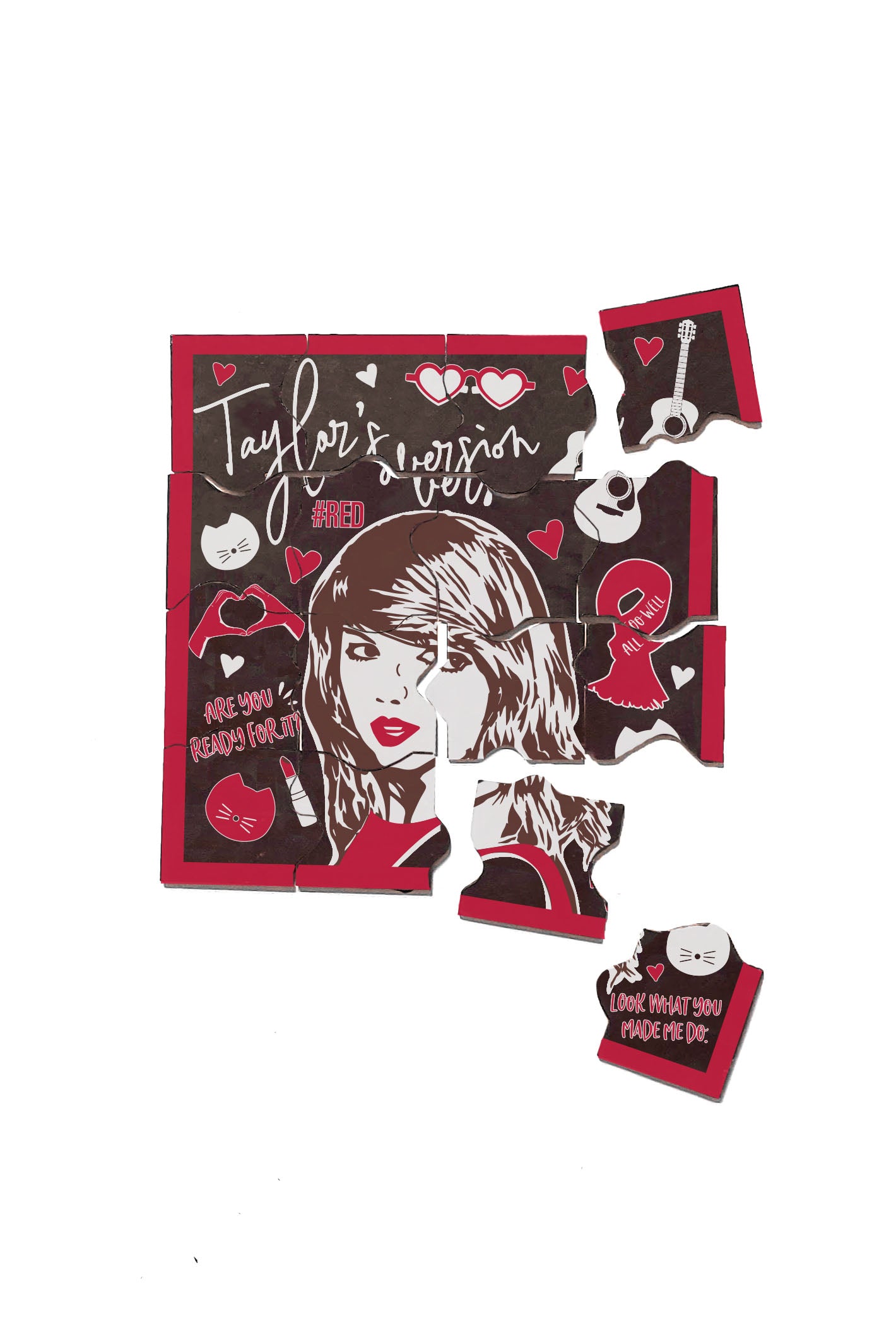 Taylor Swift Fan Chocolate Puzzle - Patent Pending - Chouquette Chocolates